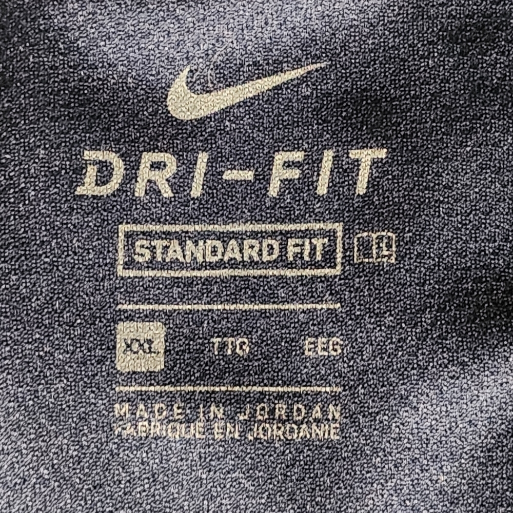 Nike - Training Tank Top Sleeveless DriFIT Navy Blue XXL Shirt - Picture 5 of 6